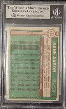 Load image into Gallery viewer, 1976 Topps Hank Aaron #550 Bgs Auto Authentic Autograph Signed On Card
