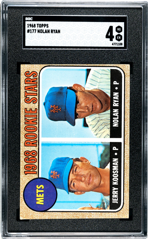 1968 Topps Nolan Ryan #177 Sgc 4